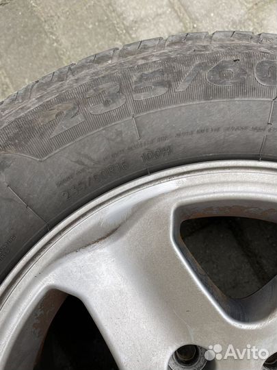 Летняя резина 235 60 r16 с дисками 5x130