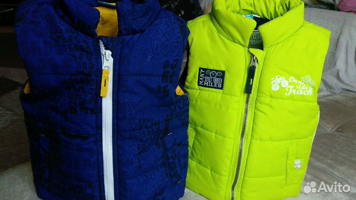 Жилетки для двойни 1-2,5 года