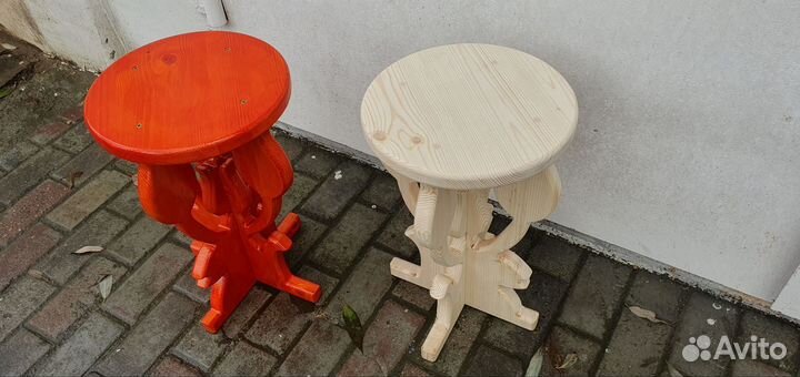 Подставка для цветов напольная деревянная