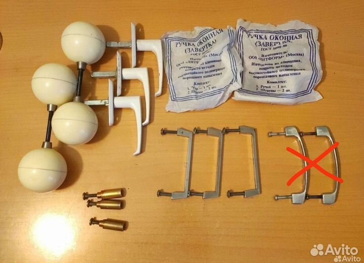 Дверные и мебельные ручки винтаж