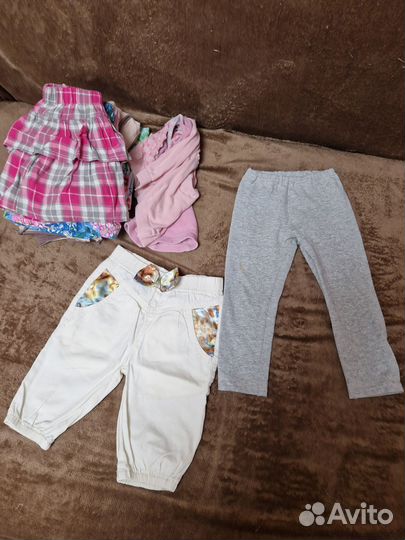 Вещи пакетом на девочку 86 92 98