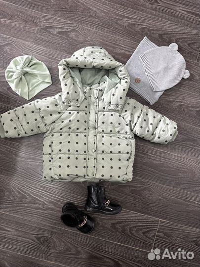 Куртка для девочки zara 80 86