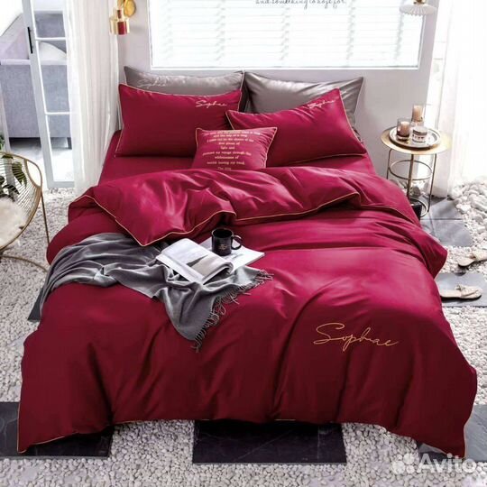 Постельное белье семейное новое