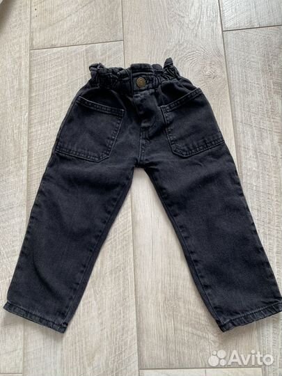 Джинсы zara на девочку 92 размер