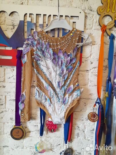 Купальник для художественной гимнастики 5-6 лет