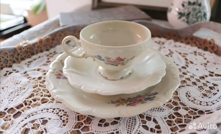 Кофейная тройка Rosenthal Pompadour Германия