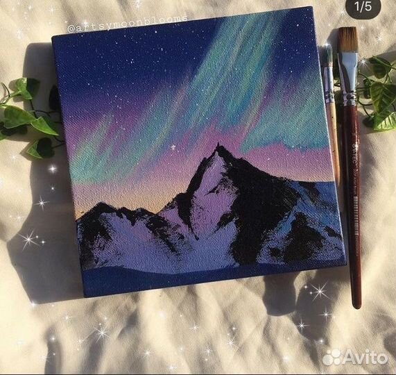 Подарок на Новый год девушке, маме. Картина