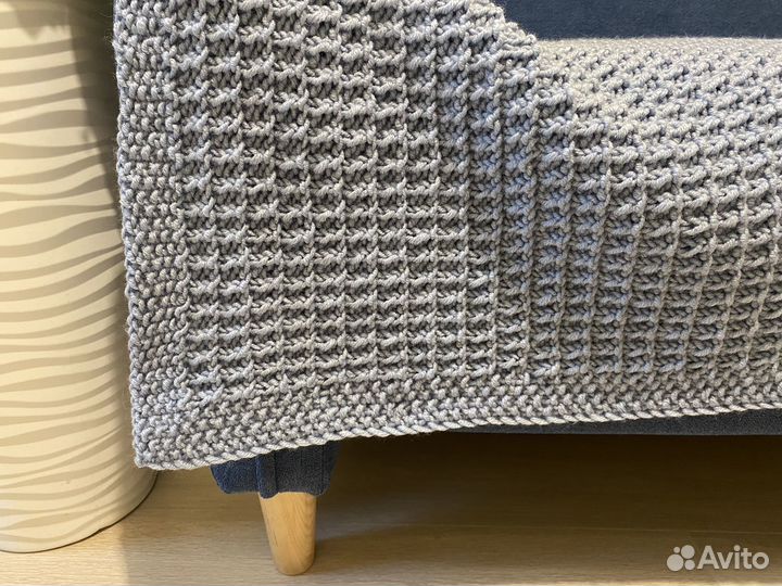 Детский вязаный плед ручной работы