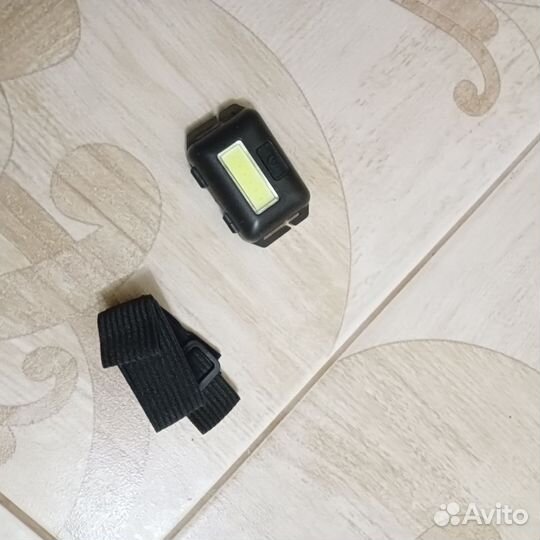 Налобный фонарь, светодиодный, миниатюрный