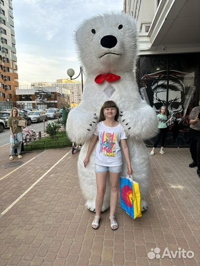 Белый мишка поздравление