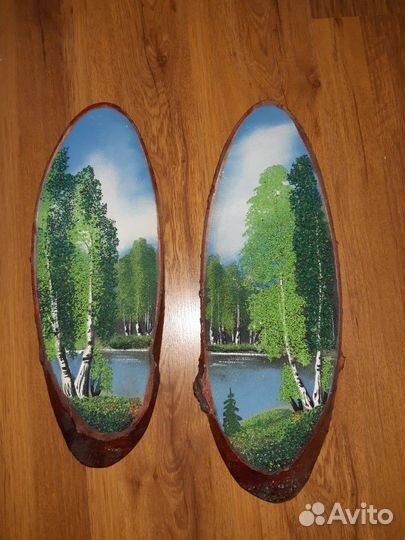 Картины на дереве