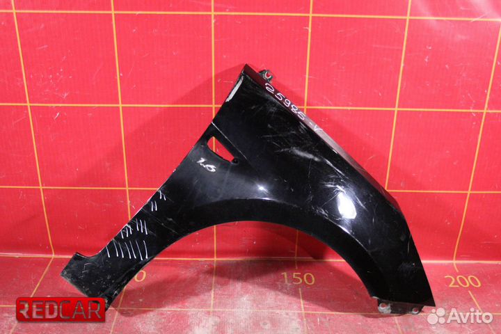 Крыло переднее правое под поворитель Hyundai Solar