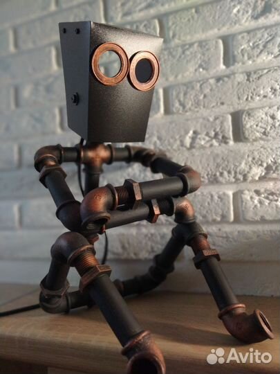 Стимпанк лампа