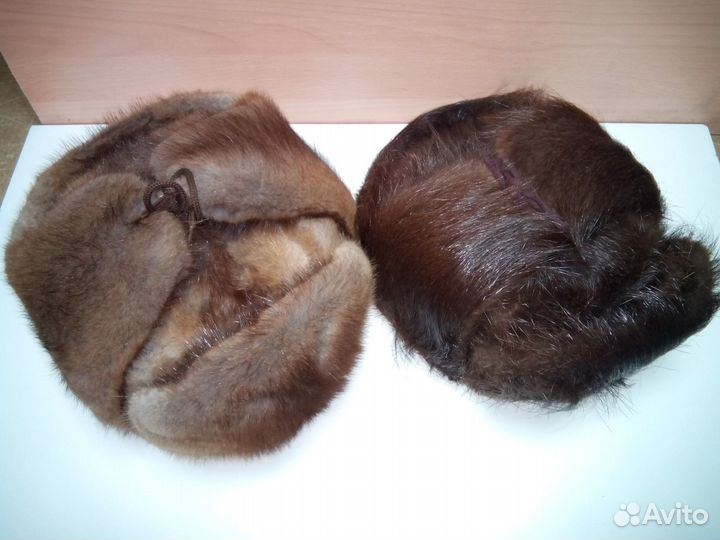 Норковая шапка мужская