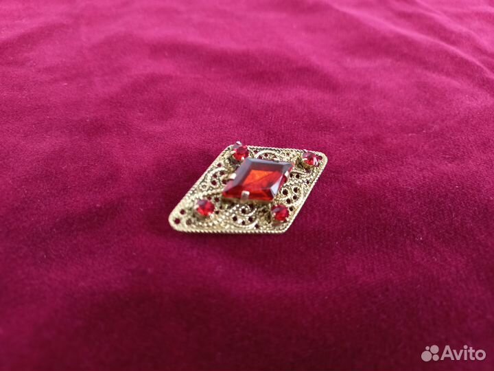 Красивая брошь, подарок на день рождения, СССР