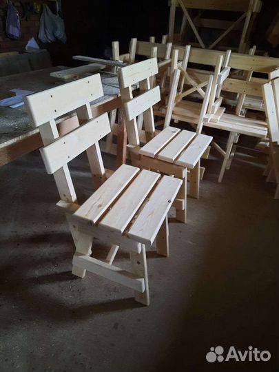 Скамейка лавочка садовая