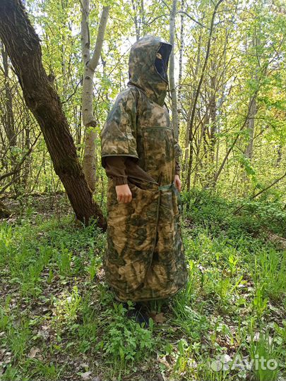 Пончо тактическое защита от тепловизора 12 в 1.опт