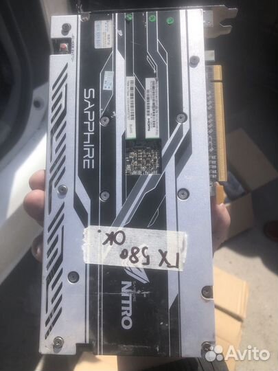 Продам видео карты rx580 сапфир 8g nitro