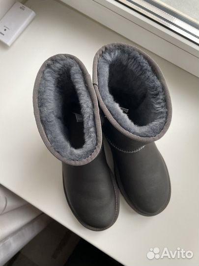 Угги metallic classic short женские 38