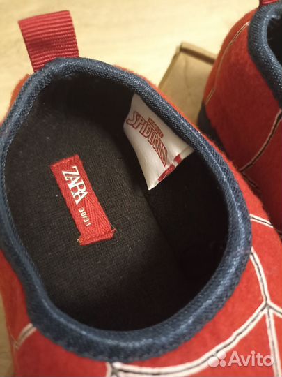 Тапочки zara spider man