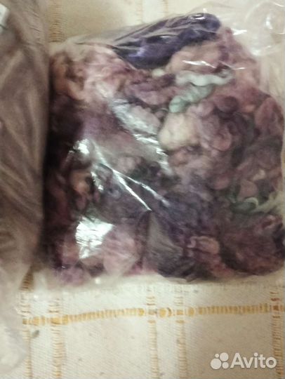 Шерсть для валяния меринос и кудри