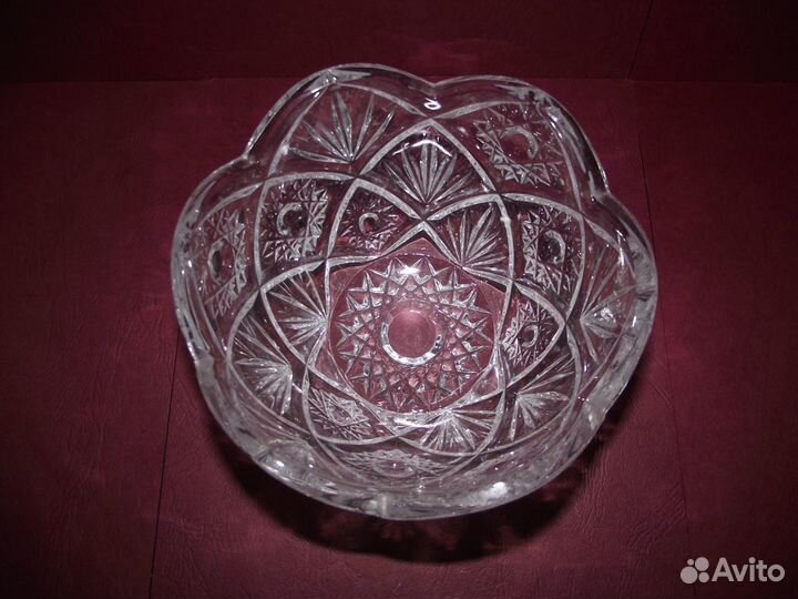 Хрустальные вазы времен СССР