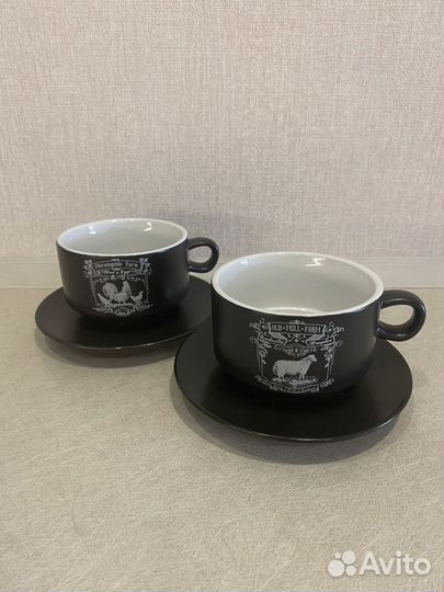 Набор чайный на металлической подставке лофт