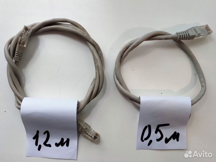 Кабель Патч - корд UTP 5E 8,5м, 1.2м, 0.5м