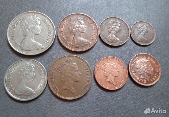 Монеты Великобритании и её колоний (наборы)