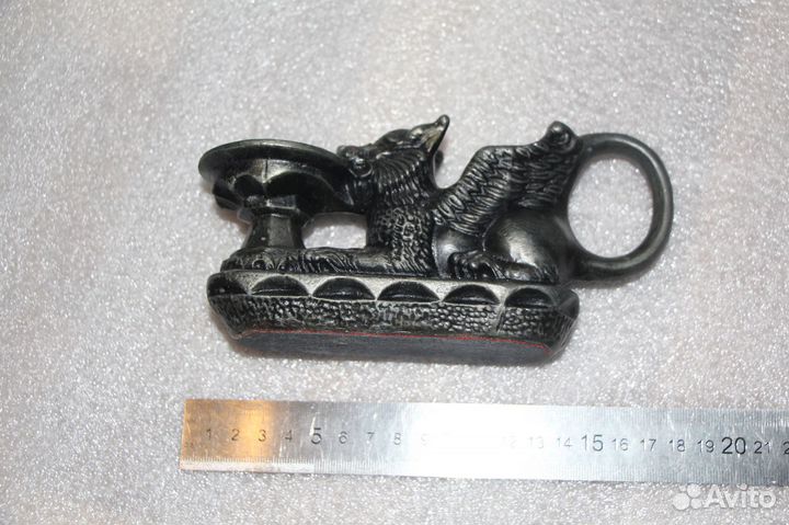 Подсвечник Грифон СССР мелалл силумин