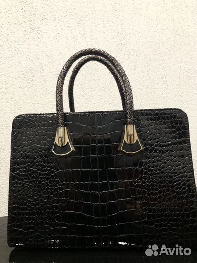 Roberto cavalli сумка, натуральный лак