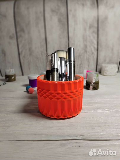 Подставка для бижутерии. Оранжевый неоновый