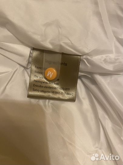 Пуховик на пуху женский