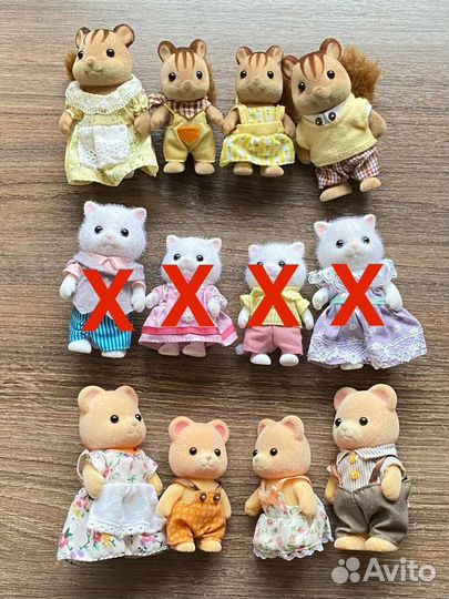 Sylvanian families семьи