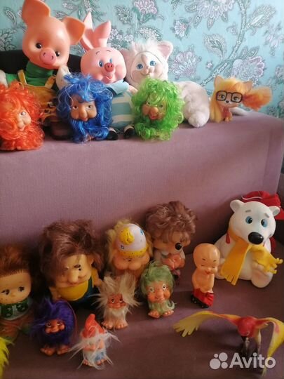 Игрушки мягкие и резиновые СССР и ГДР