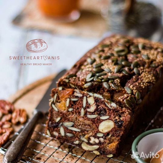 Хлеб, хлебцы без глютена из проростков Палео хлеб