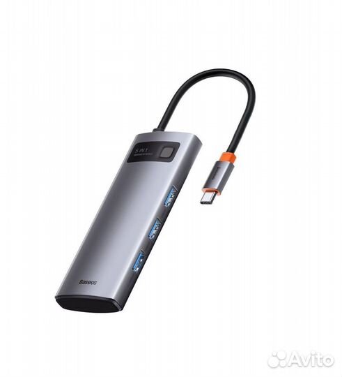 HUB USB-концентратор Baseus 5-in-1 Новый