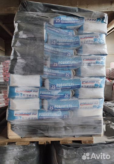 Ровнитель стяжка для пола Русгипс, 25 кг