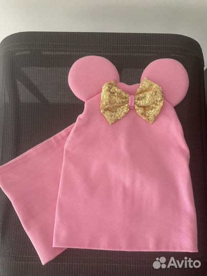 Шапка со снудом для девочки