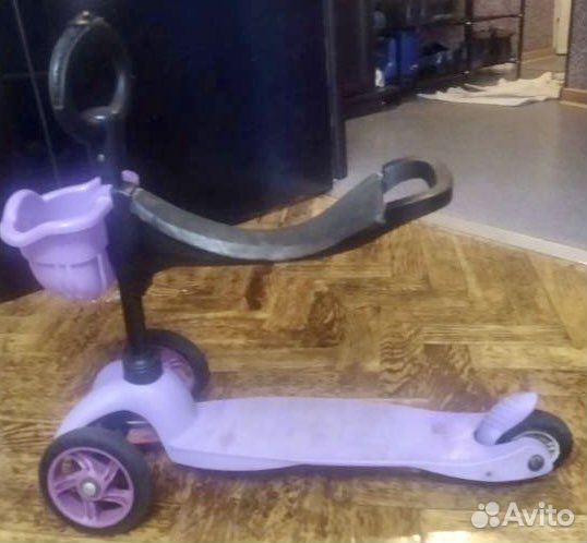 Самокат с сиденьем (съемное) / беговел