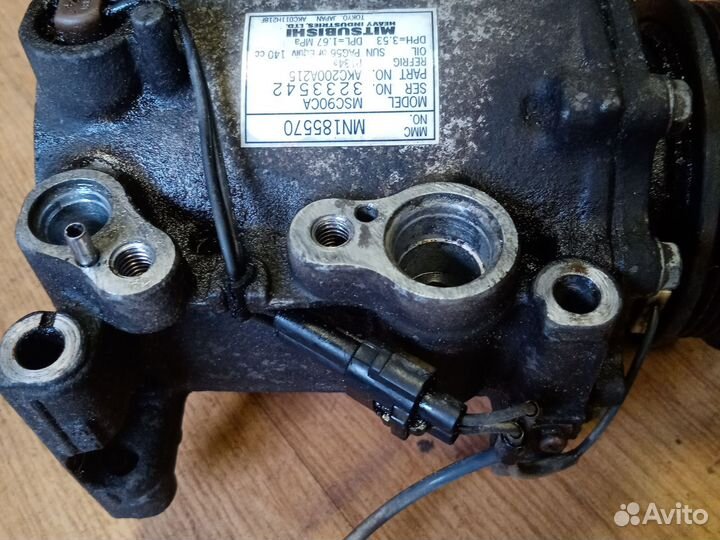 Компрессор кондиционера mitsubishi lancer 9