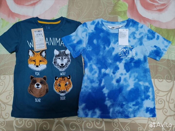 Футболки новые H&M и GJ 104