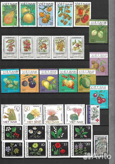 Марки Флора. Часть 4