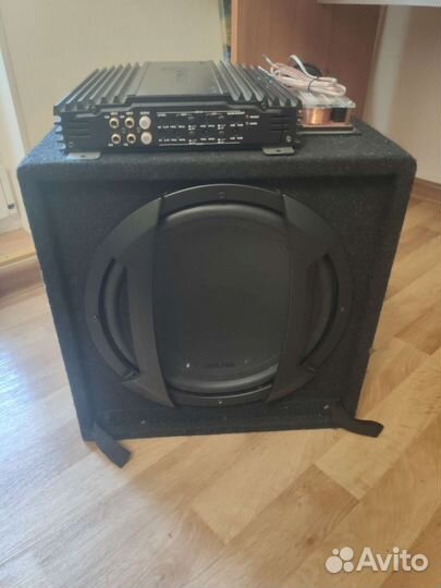 Сабвуфер и усилитель Alpine и Ural