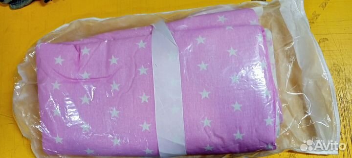 Одеяло на выписку бязь двухстороннее с лентой