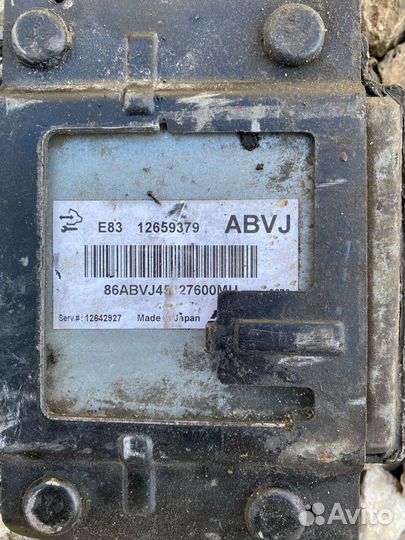 Блок управления двигателем Chevrolet Aveo T-300