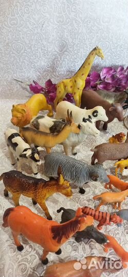 Игрушки фигурки животных пакетом