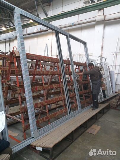 Портальные системы раздвижные из Алюминия и пвх