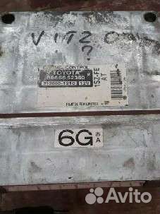 Электронный блок управления toyota vitz