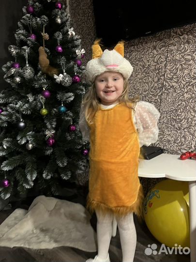 Карнавальный костюм белочки для девочки